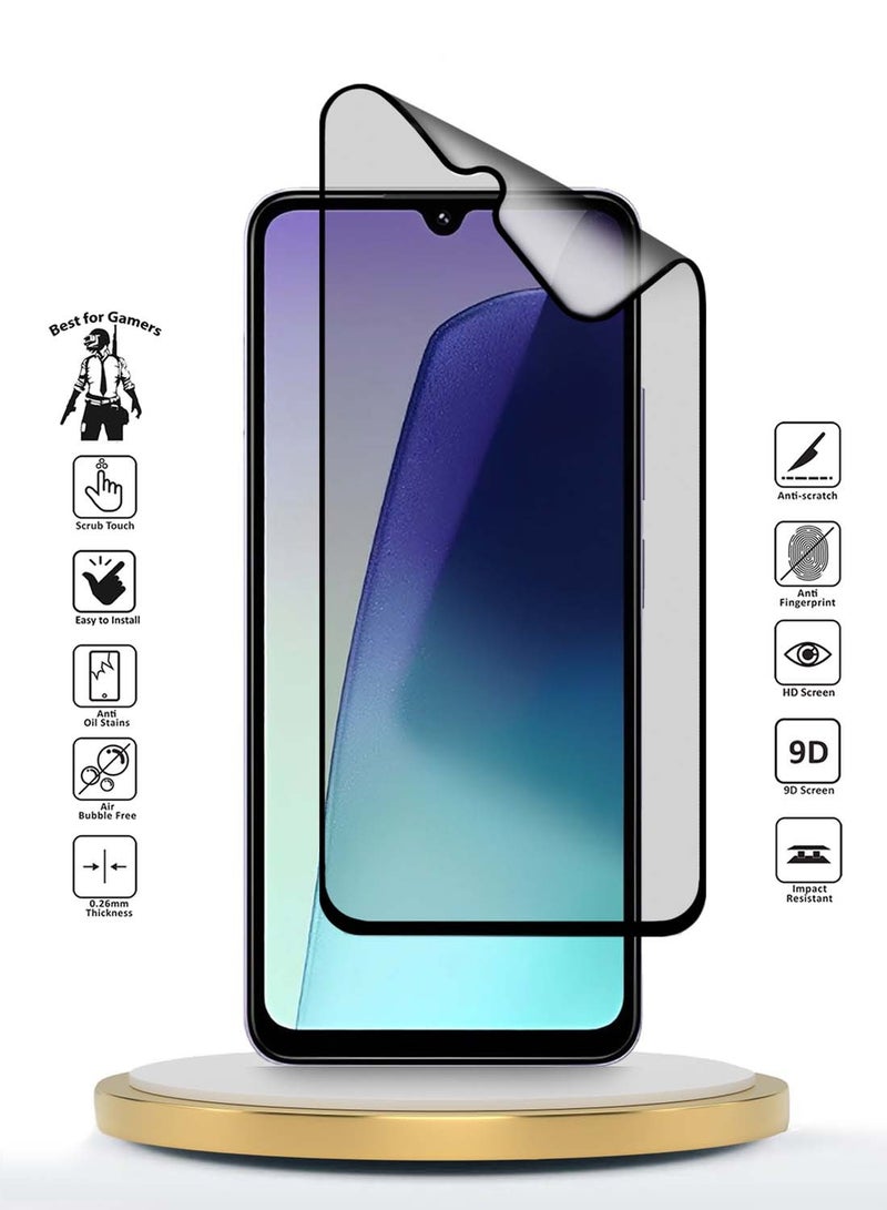 Wtech Xiaomi Redmi 14C 4G / Redmi 14R 5G 2024 Nano Ceramic Full Glue Full Cover Matte Flexible Screen Protector (MSCNMN) - Clear/Black - Image 2