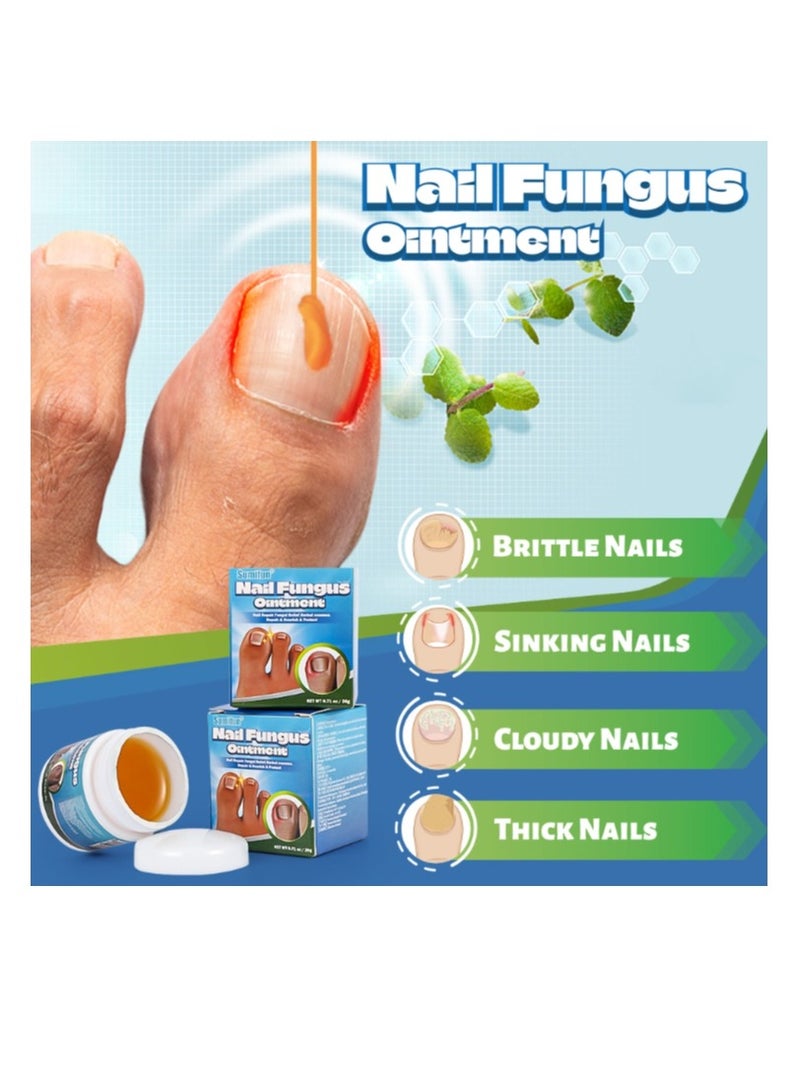 Sumifun Fungal Nail Treatment Cream, Natural Anti Fungus Nail Treatment For Athlete's Foot And Nail Infections, Foot Cream With Nourishing Oils For Nail Growth And Nail Repair 20g - Image 2