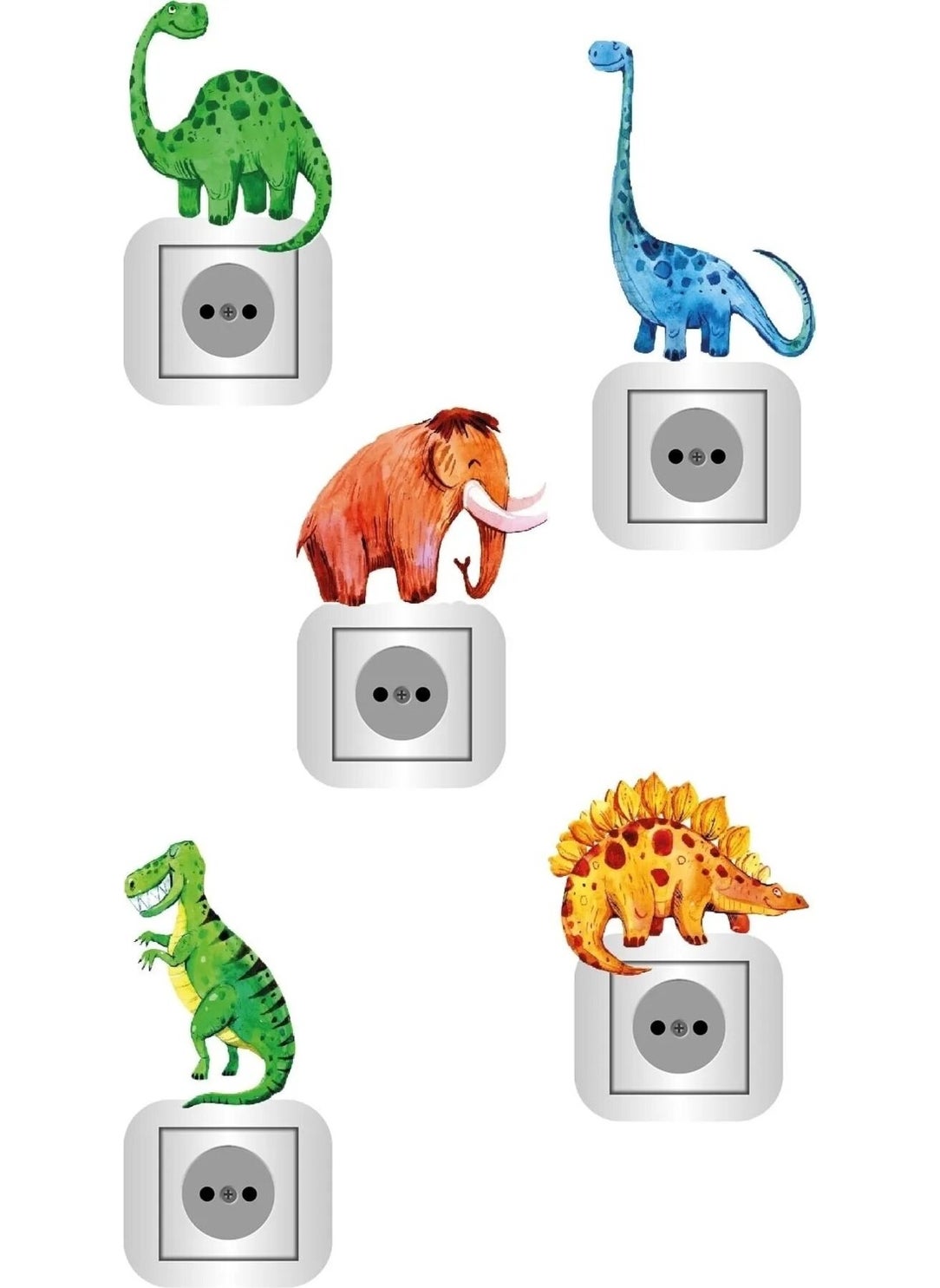 Kt Group Ancient Animals 5 Pcs Socket Socket Sticker Set - pzsku/ZF50051FE4A546D1393ECZ/45/_/1725791161/4ea6e953-c0b4-4dc4-9990-5d4e8025bbf8