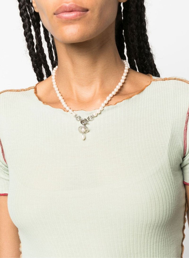 فيفيان ويستوود سلسال اللؤلؤ الباروكي بقلادة ساتورن من فيفيان ويستوود - Image 3