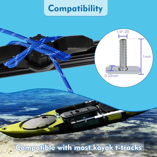 EDSRDPLT 2PCS Kayak Line Cleat for Kayak Track Mount, Kayak Accessories, Kayak Anchor Cleat Mount - Image 2
