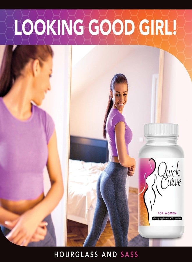 XL Science Quick Curve – Female Curve Enhancing Supplement for Fuller HIPS, Thighs, and Bust – Hormonal Balance, Skin Elasticity, and Body Sculpting Support – Natural Formula for Confidence and Results - Image 4
