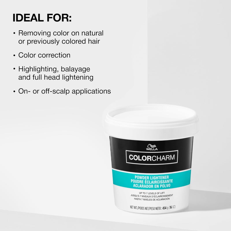 COLORCHARM Powder Hair Lightener | Up to 7 Levels of Lift | Dust Free | 16 Oz | Packaging May Vary - Image 3