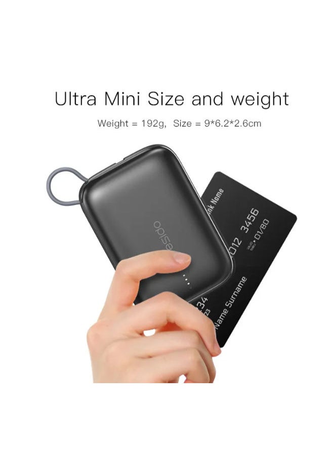 Yesido - YP-18 Super Mini 10,000 Mah Power Bank Compatible with PD3.0 / WC3.0 /FCP/AFC - Image 1