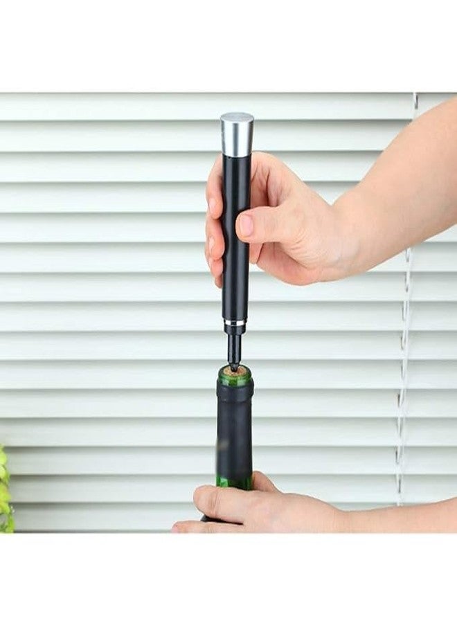 GNOLY Multifunctional Air Pressure Cork Remover Tool with Removable Aluminum Foil Cutter, Waterproof Bottle Opener Vacuum Steel Needle Pump Opener - Image 4