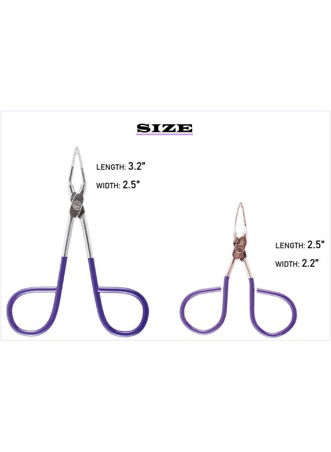 CURTIS (2 In 1) Precision Scissors Tweezers For Men & Women; Tweezers Set Hair Removal: Eyebrows Facial Hair Ingrown Hair Fine Hair Blackhead 1 Tweezers In Mexico - Image 5