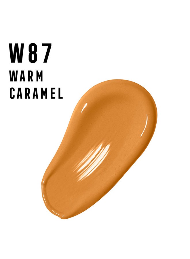 Max Factor Facefinity All Day Flawless Foundation - W87 Warm Caramel - Image 3