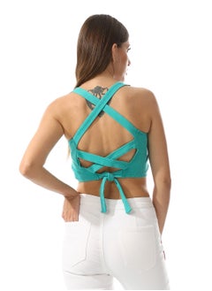 Strap top with tie at back - pzsku/ZF500EEDABBE8AADE7B7CZ/45/_/1729792517/0579fc33-83e1-4305-92fb-216bd13f5eed