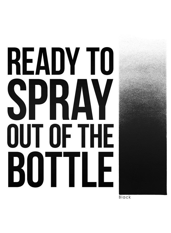 كاستم بودي آرت فن الجسم المخصص - طلاء الجسم والوجه بمسدس الرش الهوائي الأسود - 8 أونصات - Image 2