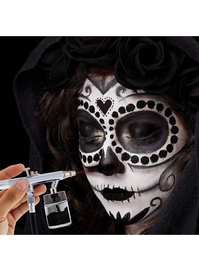 كاستم بودي آرت فن الجسم المخصص - طلاء الجسم والوجه بمسدس الرش الهوائي الأسود - 8 أونصات - Image 4