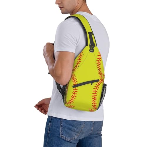 Betyiwling Softball Sling Backpack Unisex Crossbody Chest Bag Shoulder Chest Bag For Women Men Hiking Travel - Image 3