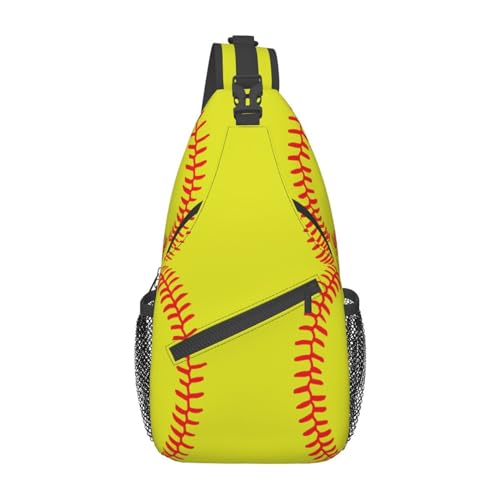 Betyiwling Softball Sling Backpack Unisex Crossbody Chest Bag Shoulder Chest Bag For Women Men Hiking Travel - Image 1