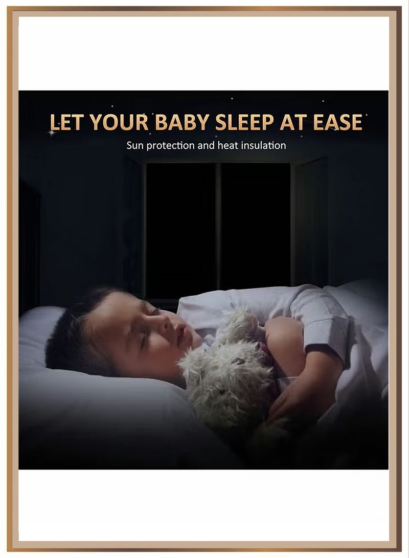 غشاء تعتيم النوافذ، غشاء خصوصية قابل للإزالة، مضاد للأشعة فوق البنفسجية، نافذة داكنة، بدون غراء، لاصق ذاتي الالتصاق للحمام، غرفة المعيشة، غرفة النوم، المطبخ، المنزل، 45 × 200 سم - Image 2