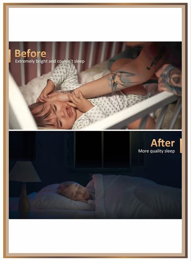 غشاء تعتيم النوافذ، غشاء خصوصية قابل للإزالة، مضاد للأشعة فوق البنفسجية، نافذة داكنة، بدون غراء، لاصق ذاتي الالتصاق للحمام، غرفة المعيشة، غرفة النوم، المطبخ، المنزل، 45 × 200 سم - Image 3