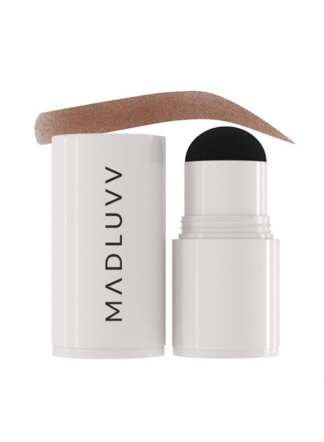 MADLUVV Patented 1-Step Brow Stamp™ Refill, The Original Viral Eyebrow Stamp for Filling and Shaping, Smudge-Proof, Blendable, Water Resistant Pomade Formula in the Cap (Auburn) - Image 1