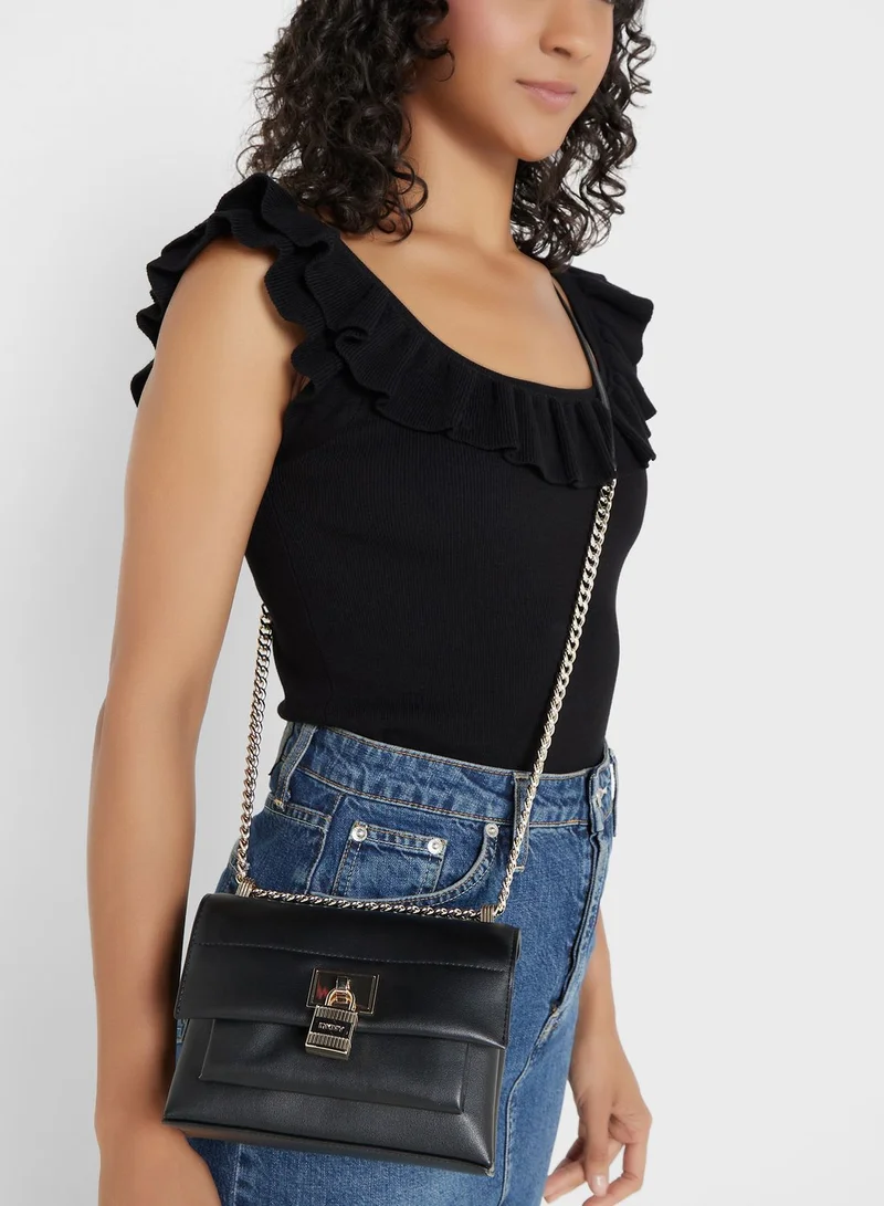 DKNY Evie Small Flap Over Crossbody Bags