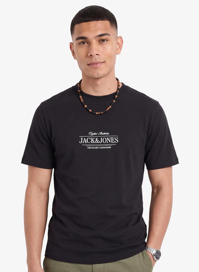 JACK & JONES Graphic Crew Neck T-Shirt