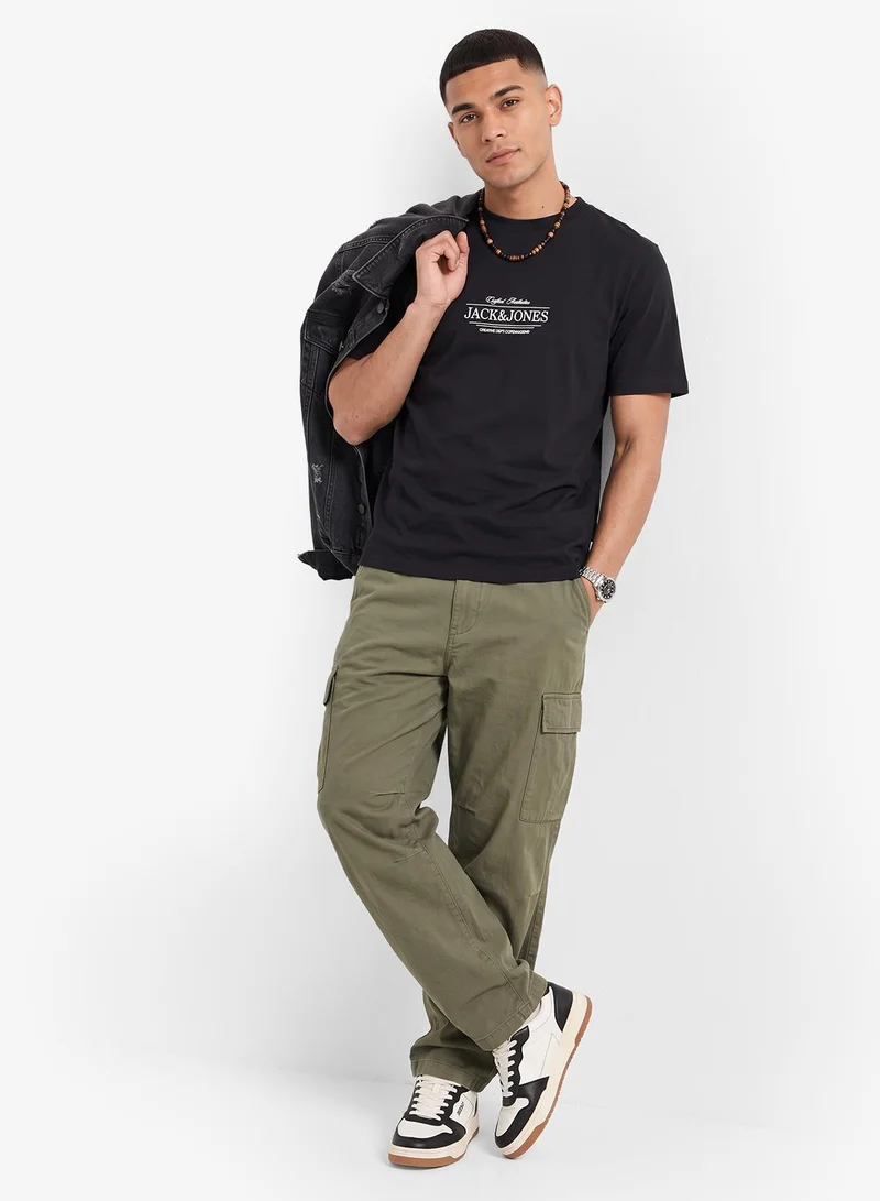 JACK & JONES Graphic Crew Neck T-Shirt