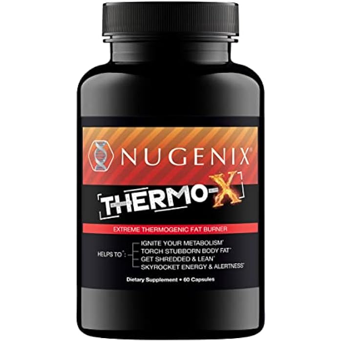 Nugenix Thermo-X: Thermogenic Fat Burner Supplement for Men, Extreme Metabolic Accelerator, 60 Count - Image 1