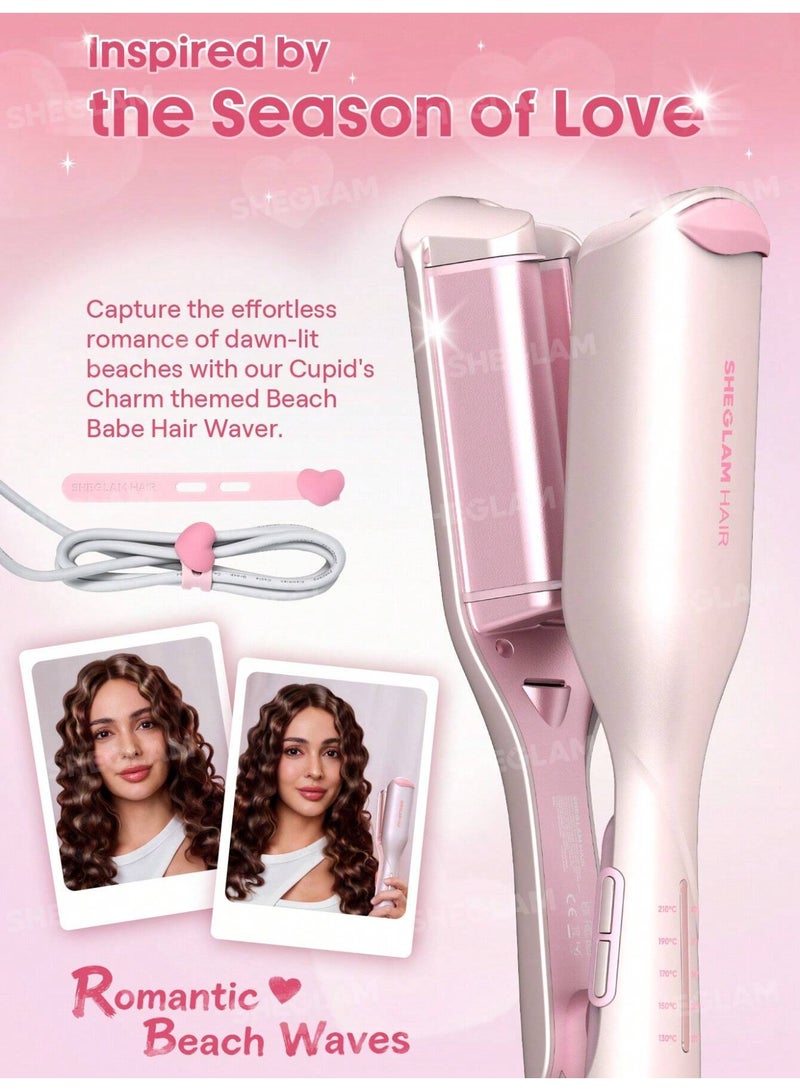 SHEGLAM Cupid's Charm Beach Babe Hair Waver - 25mm - Image 2