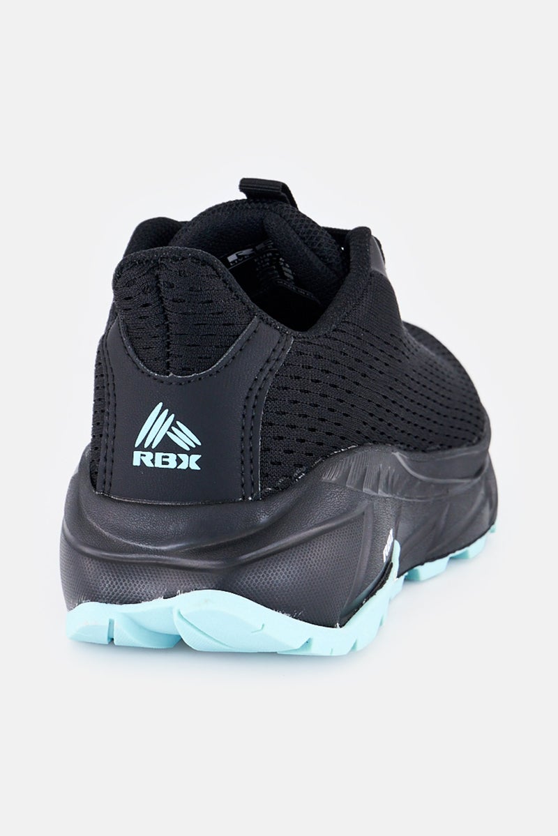 RBX Women Lace Up Outdoor Shoes, Black - Image 3