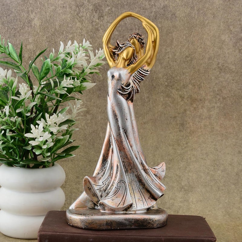 zart Romentic Love Couple Showpiece for Home Decor in Showpieces11Inch - Image 2