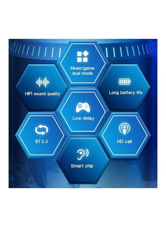 لينوفو سماعة أذن داخلية إيربادز رياضية لاسلكية حقيقية ثينك بلس GM2 برو بتقنية البلوتوث بشريحة بلوتوث 5.3 للألعاب والموسيقى بوضع مزدوج وتأخر استجابة منخفض لون أبيض - Image 4