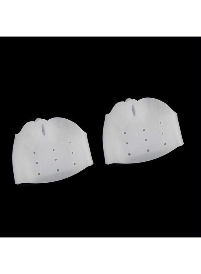 klarako 1 Pair Full Foot Hallux Valgus Corrector, Silicon Bunion Straightener Hallux Valgus Corrector Toe Protector Pain Relief Toe Spacers Separators for After Yoga & Sports Activities(Wh  - Image 3