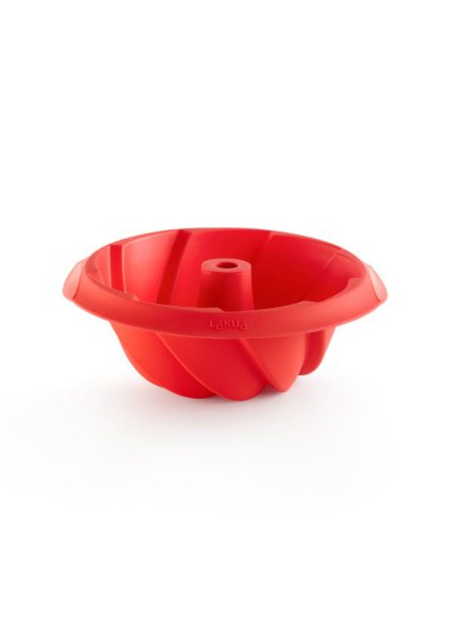 Lekue Spiral Savarin Cake Mould -Red - Image 1