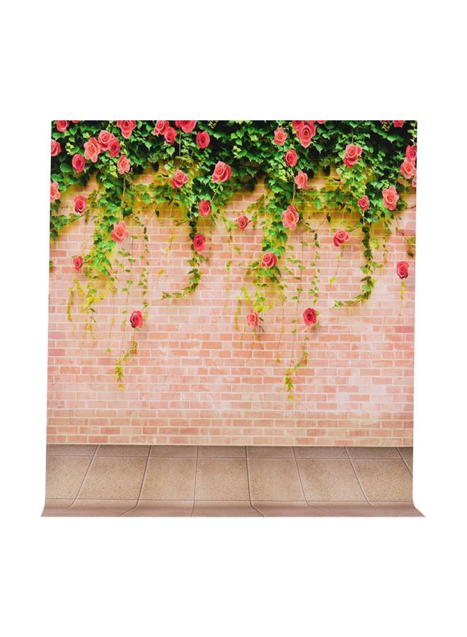 Loquat Photography Background Green/Red/Beige - Image 1