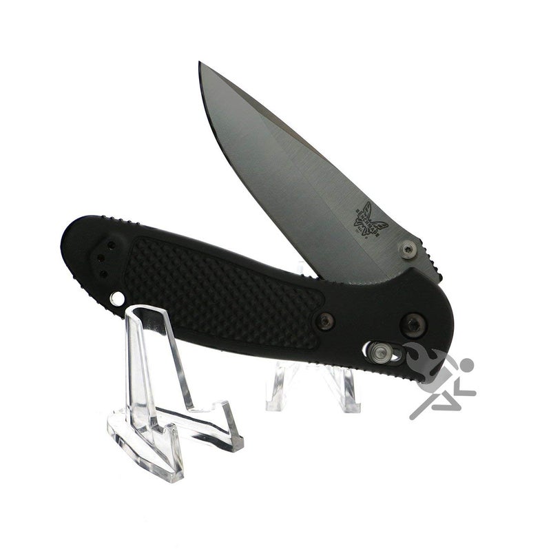 OnFireGuy Small Display Stand Clear Acrylic Easel Holder for Pocket Watches, Lighters & Knife 10 Pack - Image 5