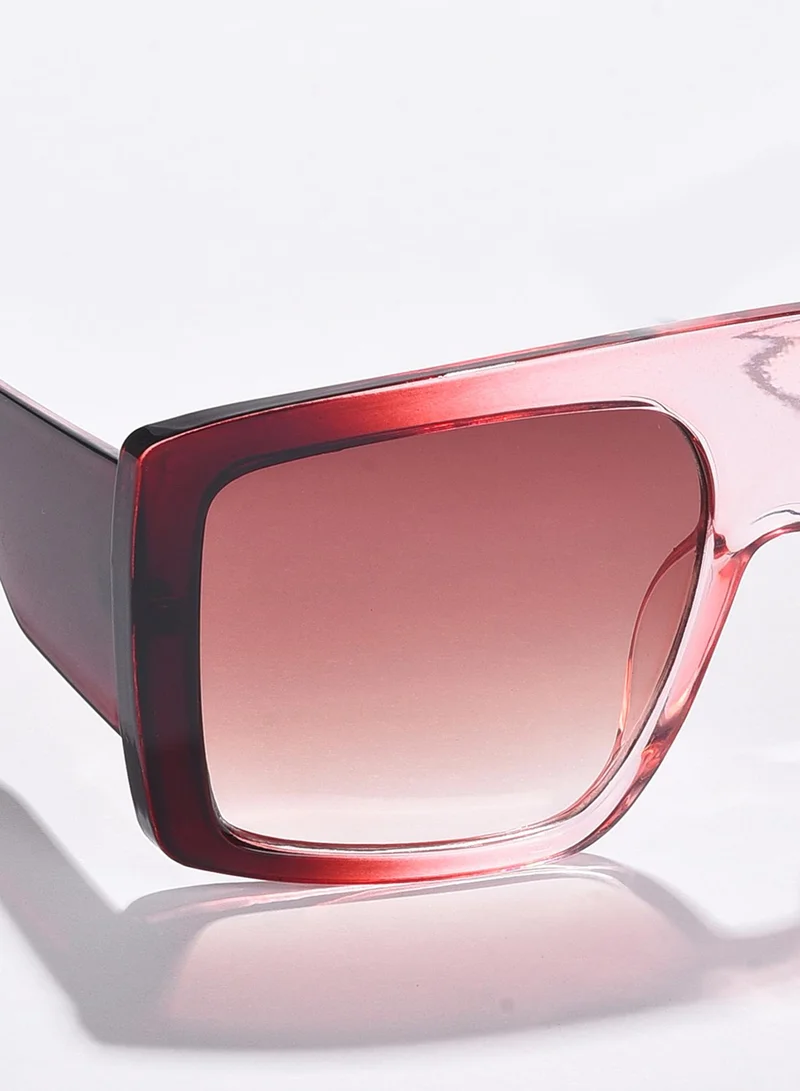 صوص هاوت نظارة شمسية كبيرة بعدسات بنية