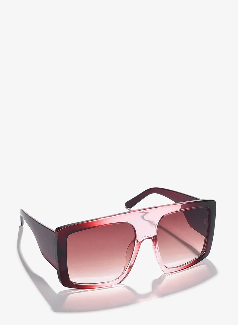 Haute Sauce Brown Lens Brown Oversized Sunglasses