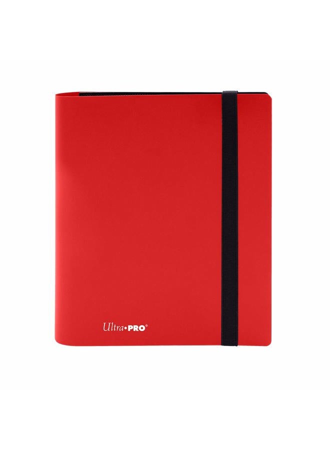 Ultra Pro 4-Pocket Eclipse PRO-Binder - Apple Red - Image 1