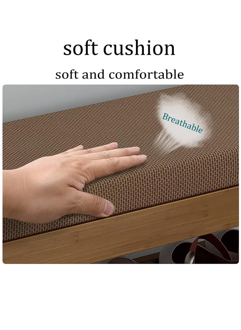 𝐅𝐅𝐃 Bamboo Shoe Rack with Bench, Multi-Function Storage Organizer for Entryway, Living Room, Bathroom – Adjustable Height, Comfortable Cushion, Durable & Elegant Design - Image 5