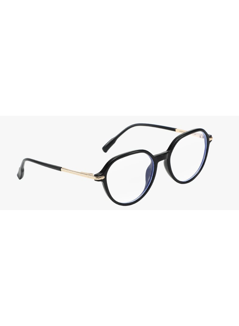porodo Blue Light Blocking Glasses / Anti-Blue Light Lenses / Eye Strain Relief / UV Protection / Scratch-Resistant Coating / Lightweight TR90 Frame / Unisex Design - Black - Image 3