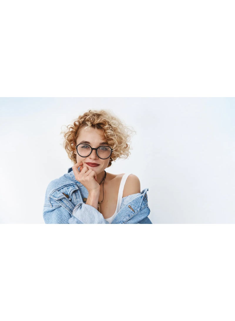 porodo Blue Light Blocking Glasses / Anti-Blue Light Lenses / Eye Strain Relief / UV Protection / Scratch-Resistant Coating / Lightweight TR90 Frame / Unisex Design - Black - Image 5