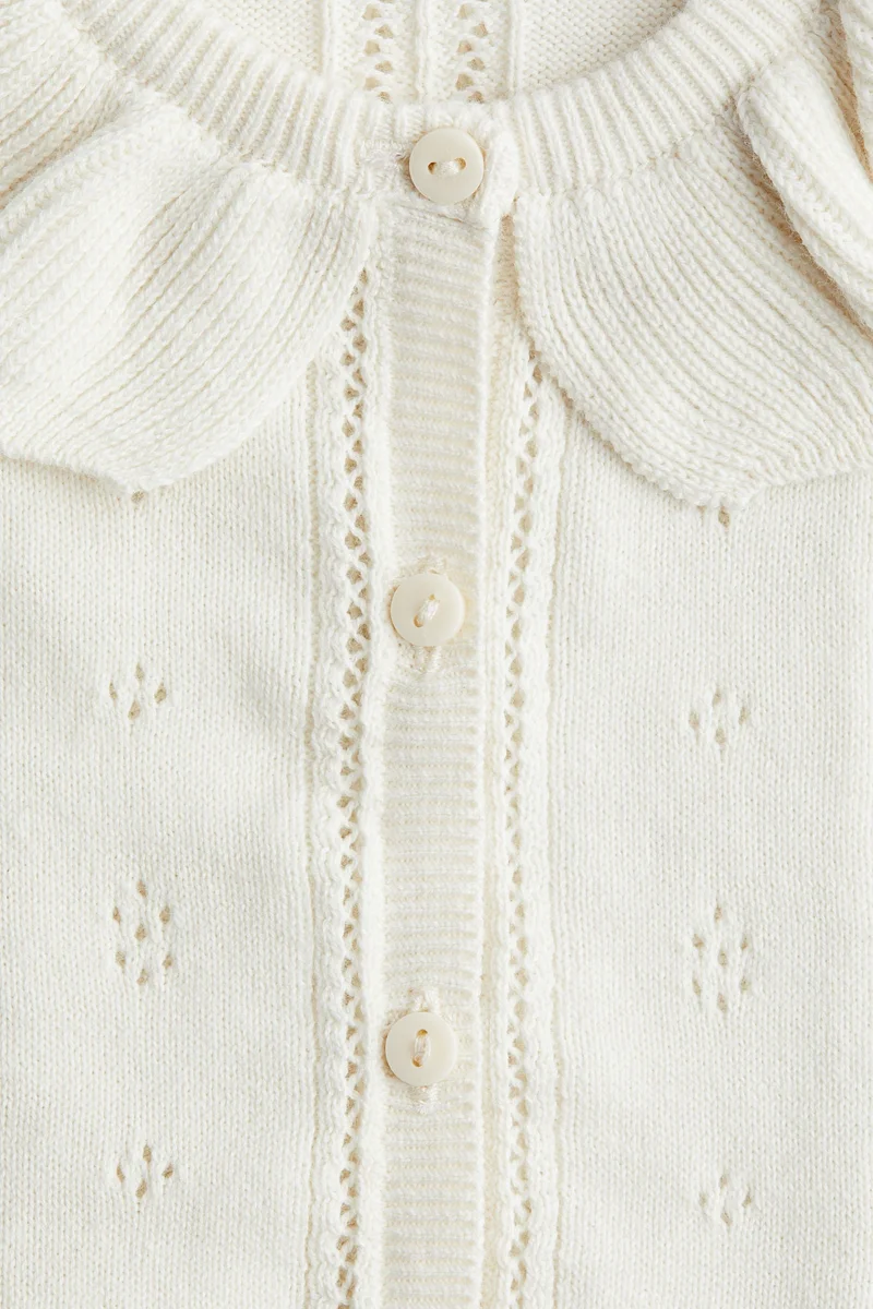 H&M Pointelle-knit cardigan
