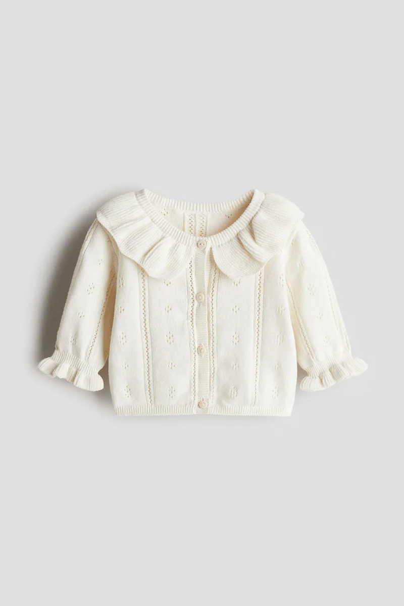 H&M Pointelle-knit cardigan