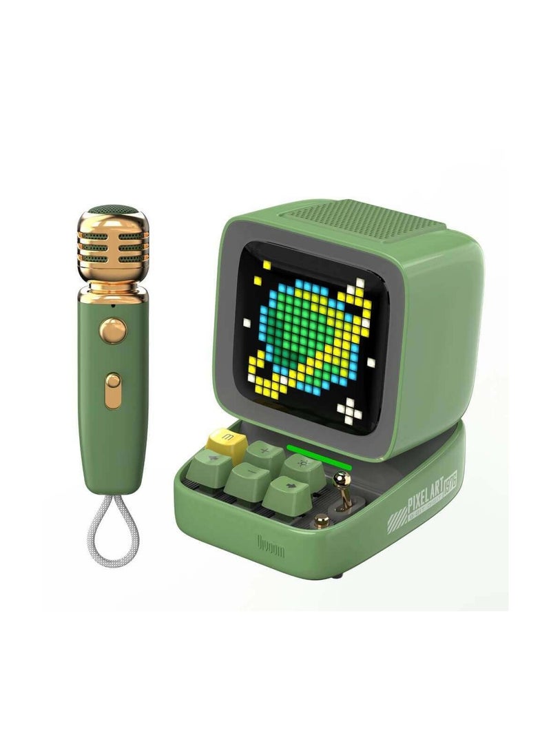 Divoom - Divoom Ditoo-Mic Retro Pixel Art Game Bluetooth Speaker Microphone Karaoke Function - Image 1