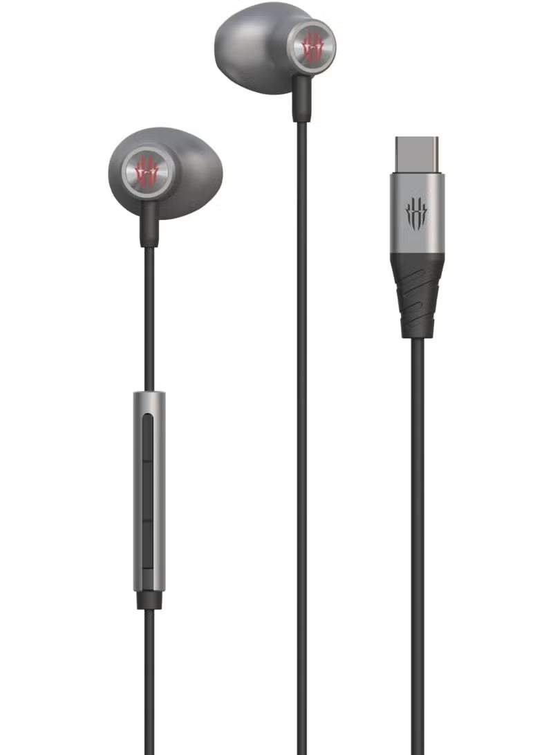 Nubia Red Magic RedMagic Type-C Gaming Earphones with Mic – USB-C In-Ear Earbuds for Samsung Galaxy, Google Pixel, iPad Pro, iPhone 15+ & More – Ideal for Gaming & Streaming - Image 4