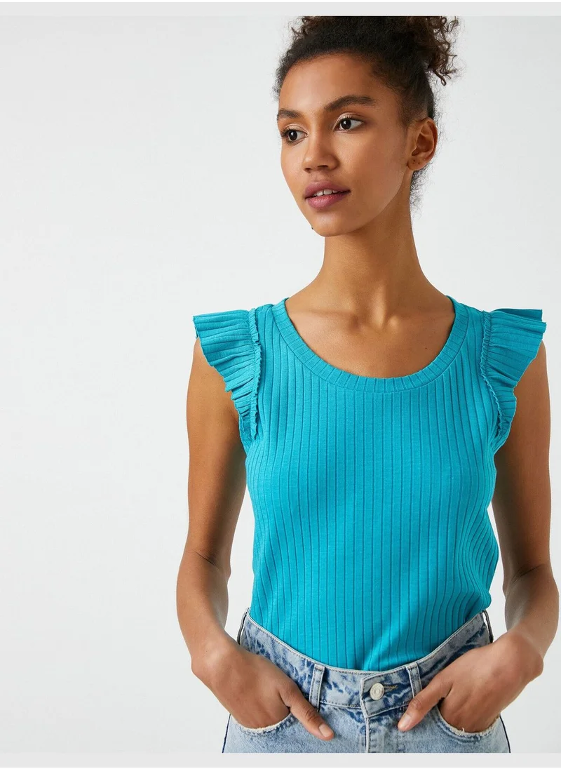 KOTON Frill Tank Top