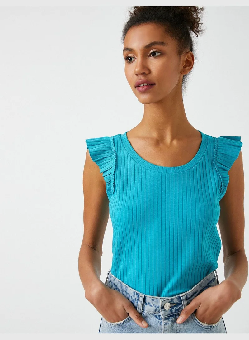KOTON Frill Tank Top