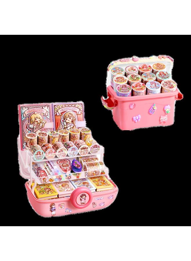 Bluejw Bb Hand Account Tape Sticker Small Potato Suit Release This Walking Stick Hand Account Book New Walking Stick Full Set Gift Box At Will - Image 5