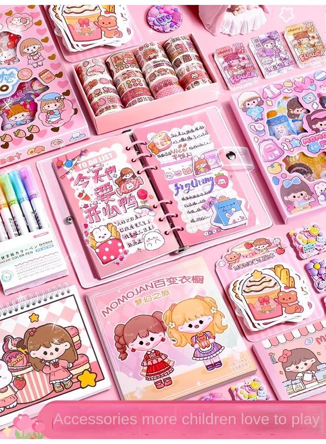 Bluejw Bb Hand Account Tape Sticker Small Potato Suit Release This Walking Stick Hand Account Book New Walking Stick Full Set Gift Box At Will - Image 3