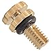 Generic Generic ECX1322A Pool Filter Air Relief Vent Valve with O-Ring, Brass, 3/8-16G Male,Gold  - Image 2
