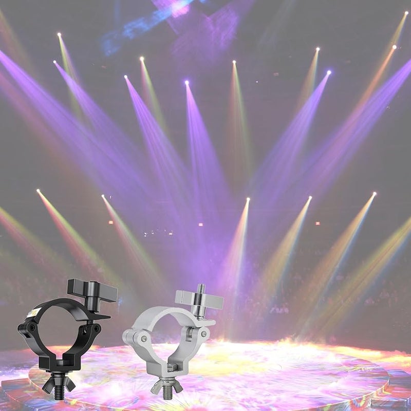 Green Heavy Duty 35mm Tube Mount Stage Lighting Fixture Clamp 2 Pack - Image 3