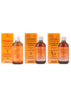 Babyface Set of 3 Pieces Babyface Solution - 3x60ml 