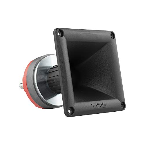 DS18 PRO-DR1PK44 1" Compression Driver with PRO-H44/BK Horn – 240W Peak Power, 8 Ohm, 107.3dB Sensitivity, Phenolic Diaphragm, Aluminum + ABS Body, High-Frequency Car Audio Tweeter - Image 1