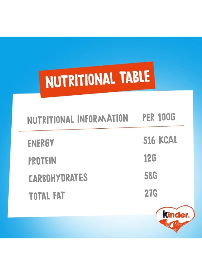 Kinder Chocolate Bars - Box of 8 Individually Wrapped Small Bars - More Milk, Less Cocoa - Ideal for Kids & Snacks - Image 4